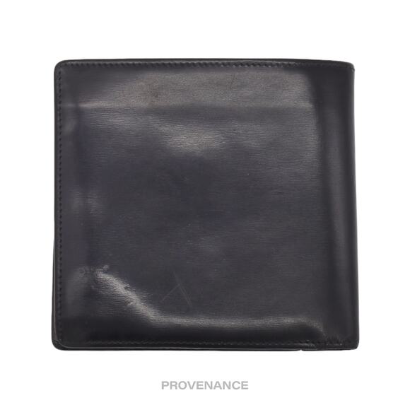 🔴 Cartier Logo Bifold Wallet - Black Leather - Picture 2 of 6